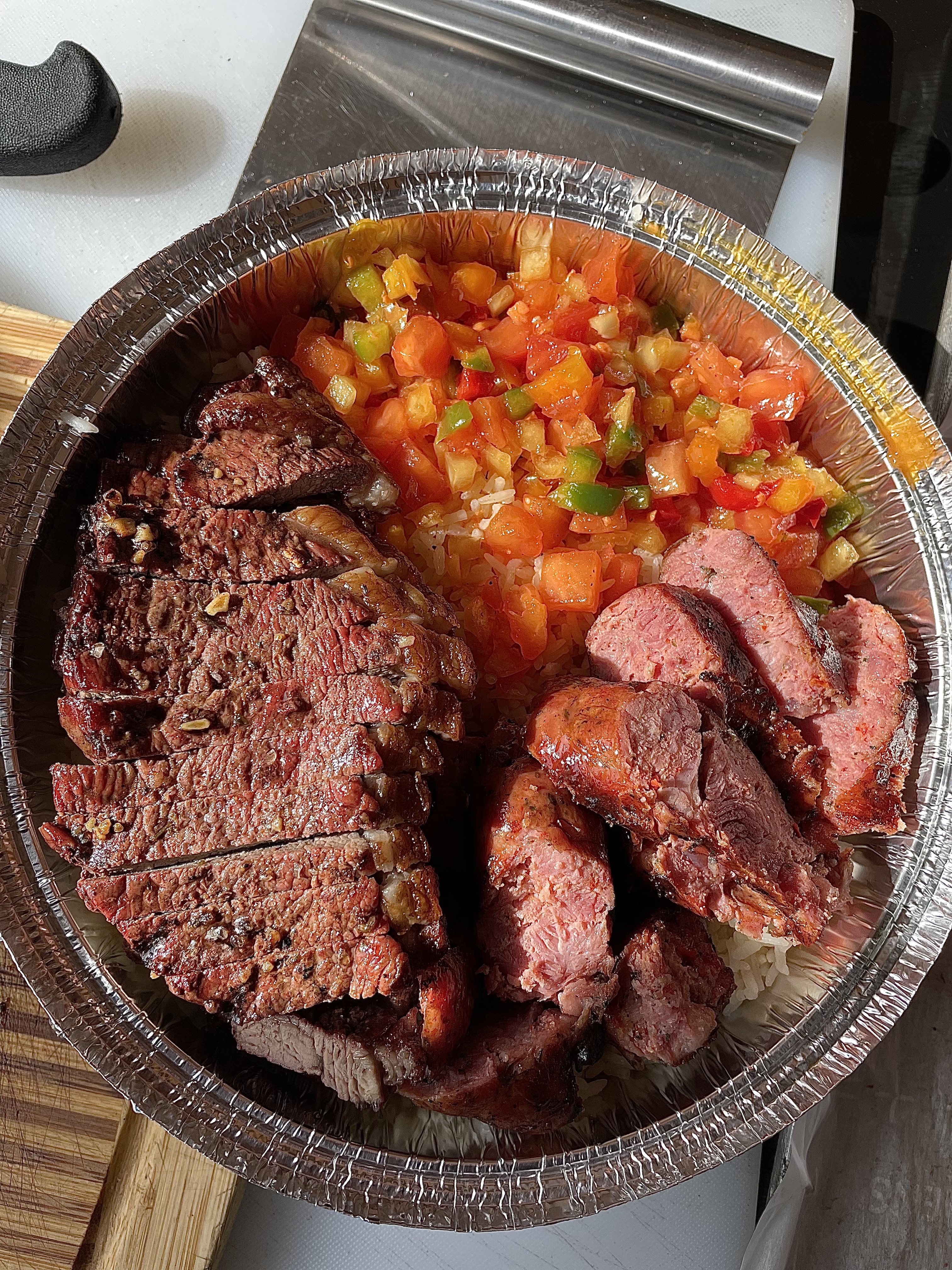 Professional catering platter for corporate meetings